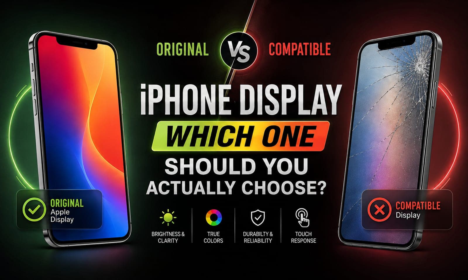 Original vs Compatible iPhone Display: Which One Should You Actually Choose?