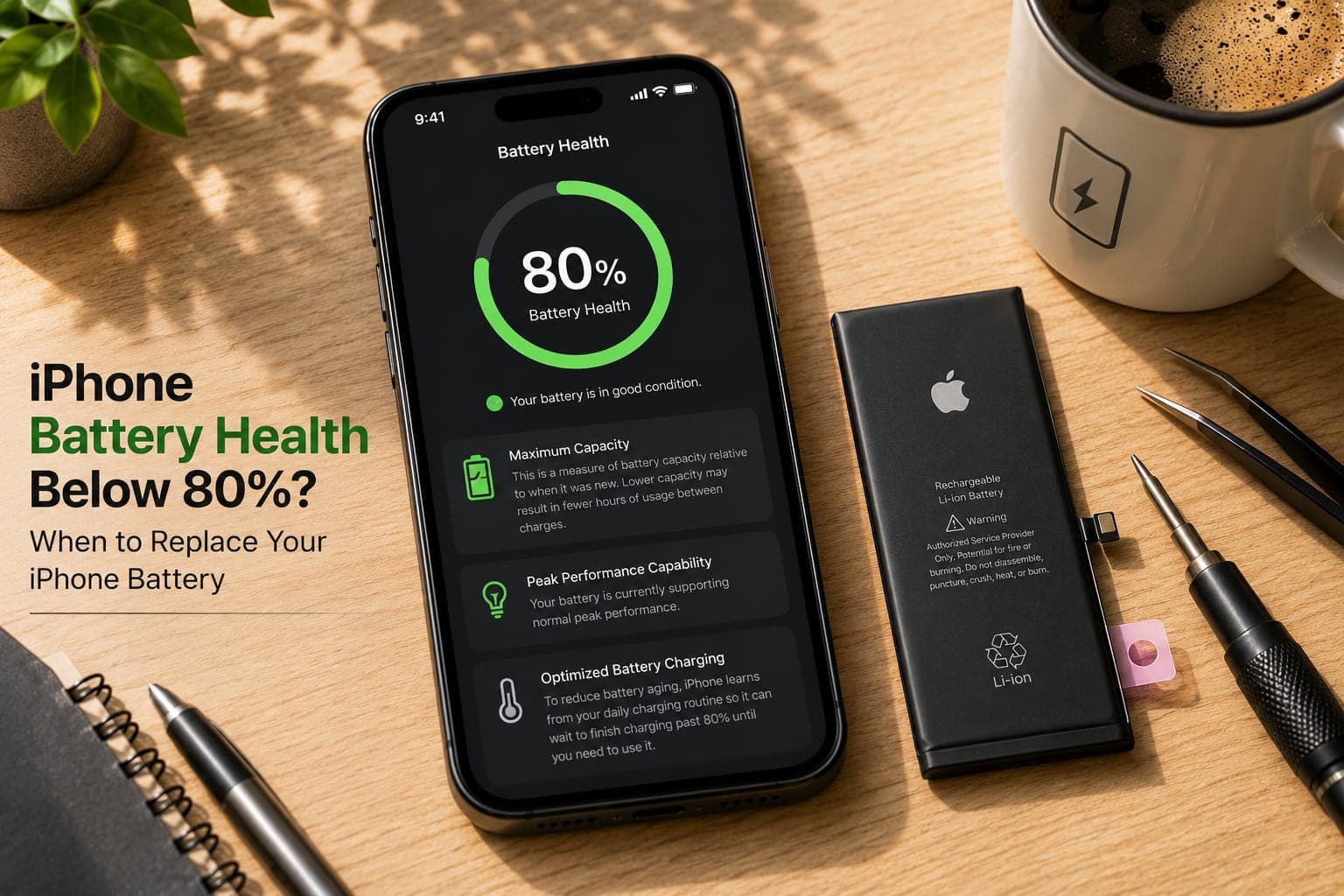 iPhone Battery Health Below 80%? When to Replace Your iPhone Battery