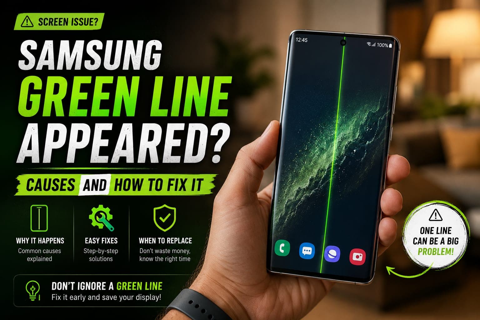 Green Line on Your Samsung Display? Causes and How to Fix It