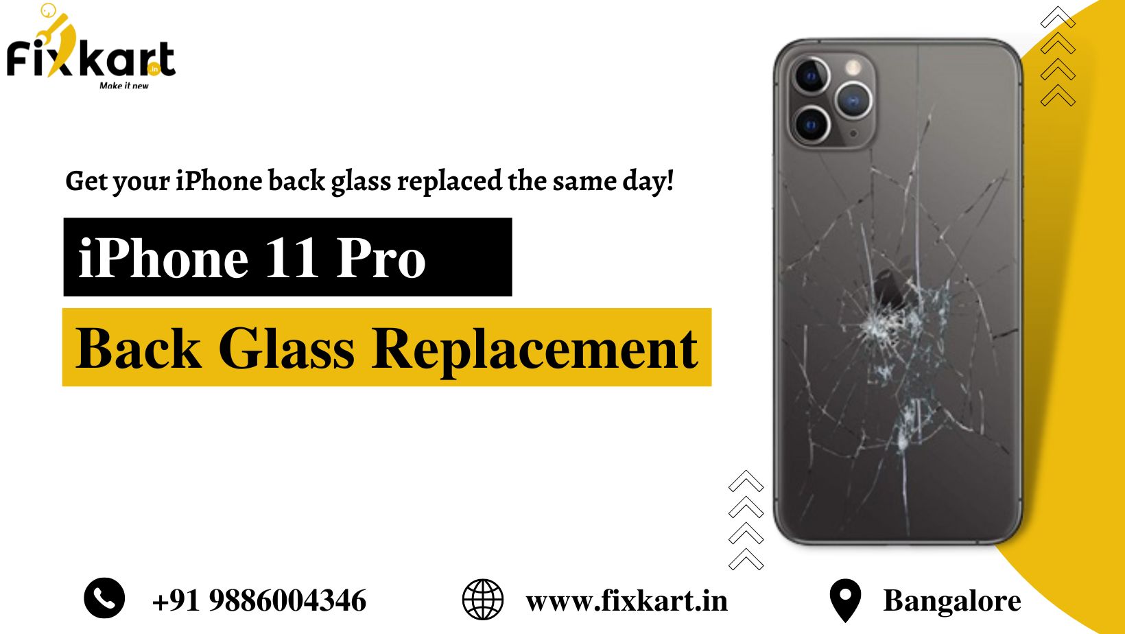 how much does it cost to replace back glass iphone 11