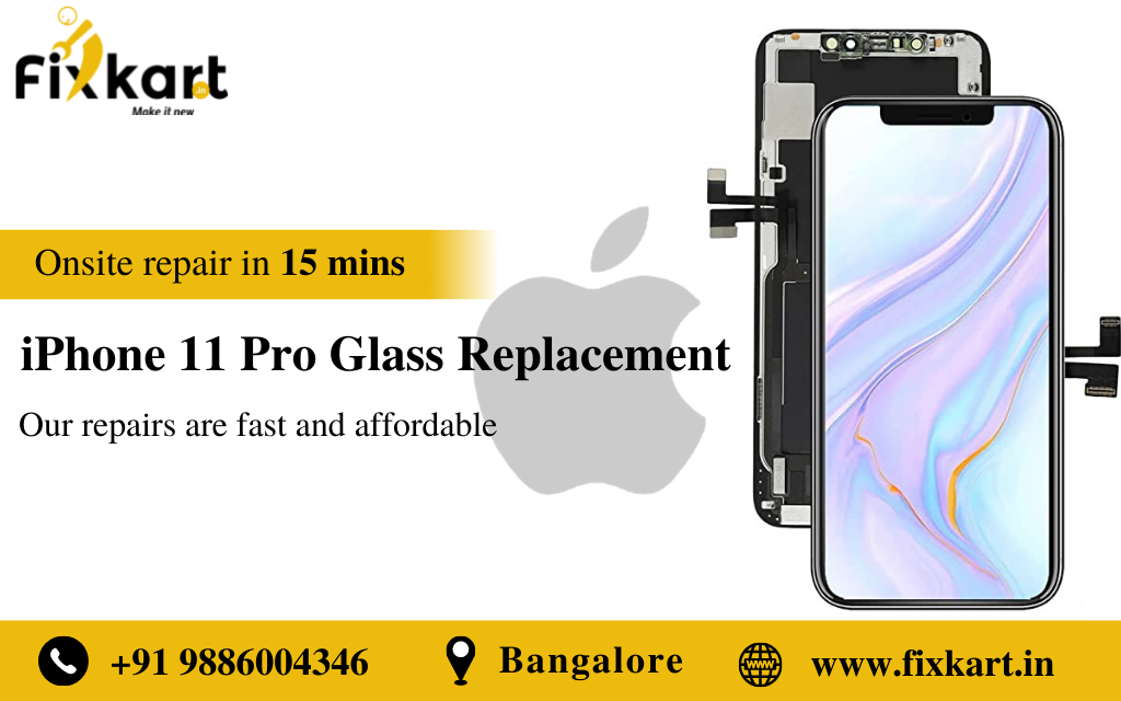 iPhone 11 pro back glass replacement