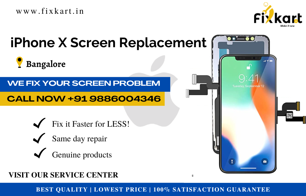 iPhone X screen replacement