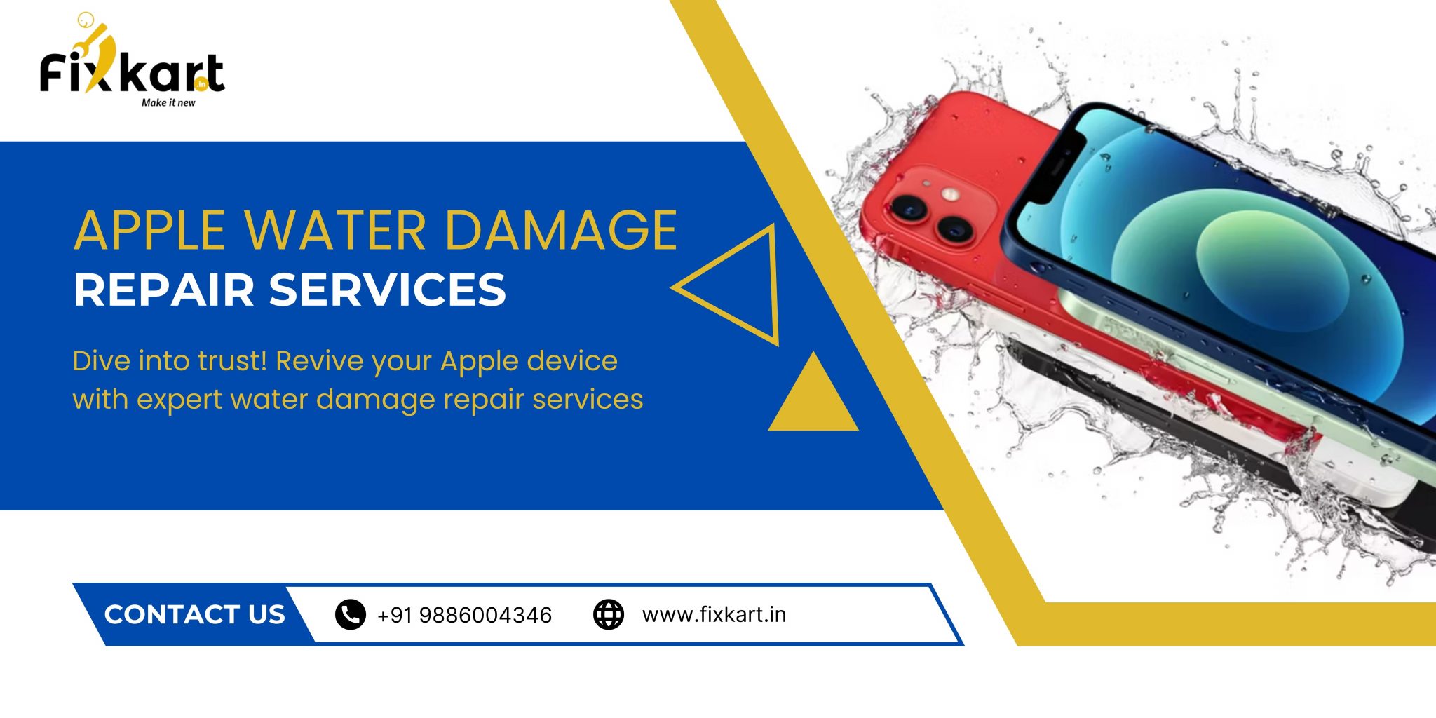 Apple water damage repair services at an affordable price!